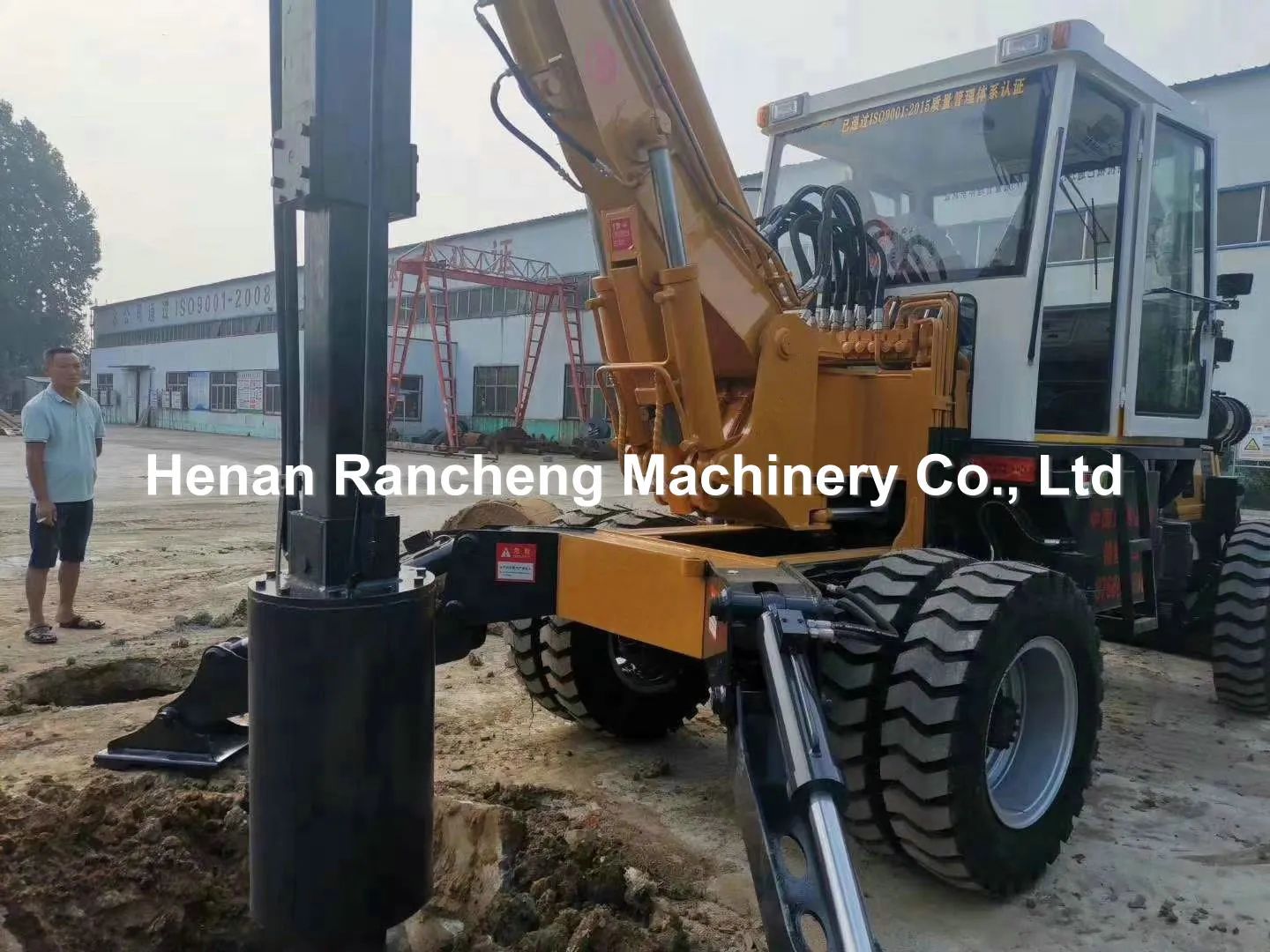 RCQ-20W rotary piling machine worksite RCQ-20W rotary piling machine worksite